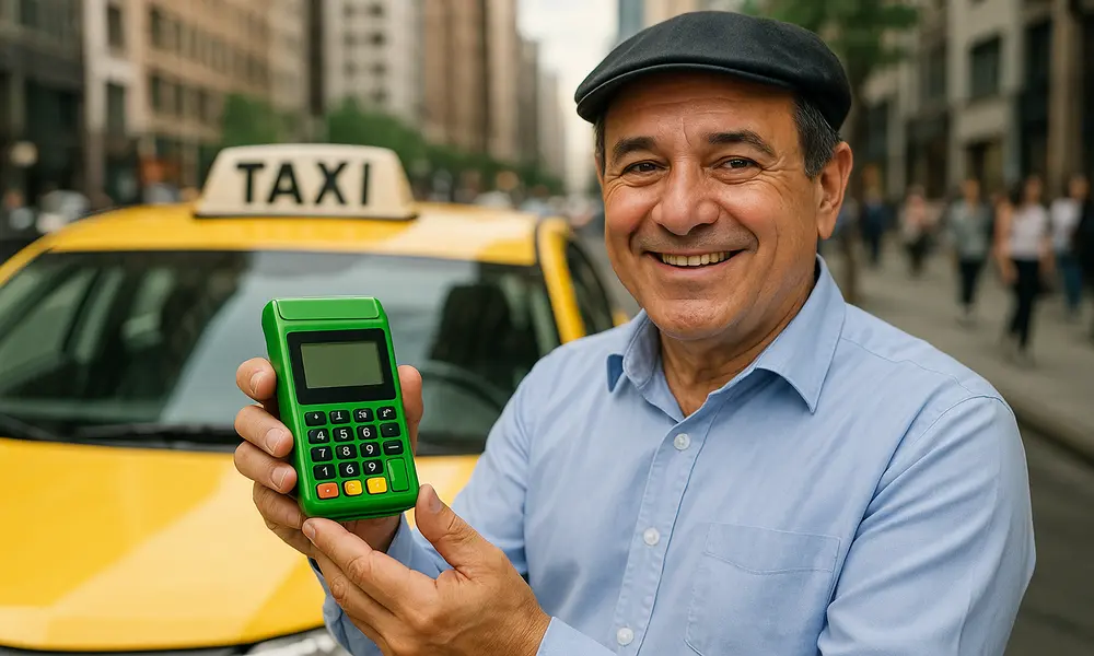 Maquina ton para taxista